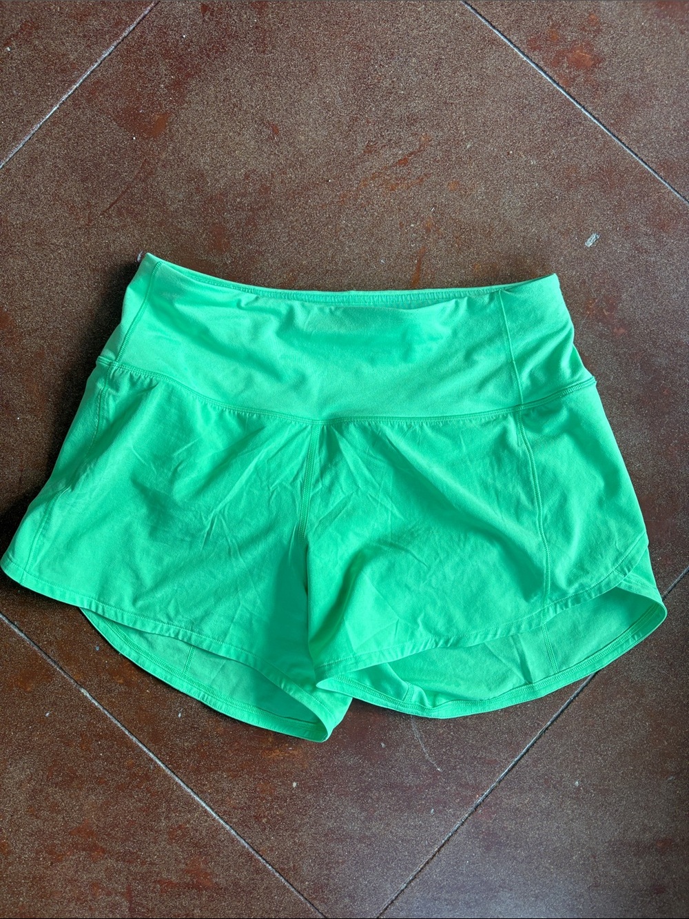 Women’s Athletic Shorts in Bright Green